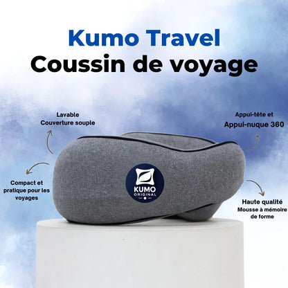 Coussin de voyage cervical ergonomique | Kumo Travel™
