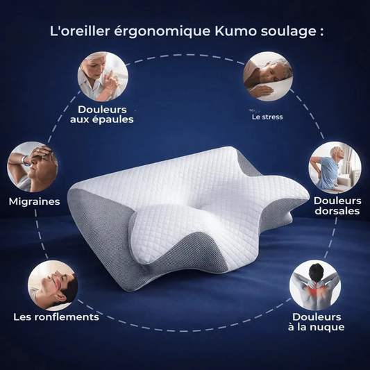 Oreiller Ergonomique Cervical | Kumo Original™
