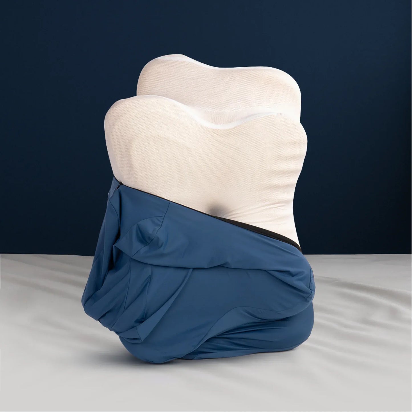 Oreiller cervical à mémoire de forme - forme papillon